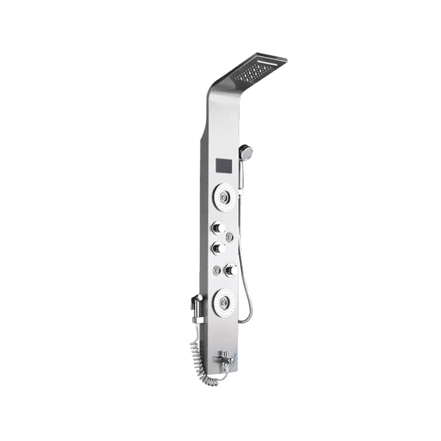 REGADERA DE BAÑO CON LUZ LED CON HIDROMASAJE Y BIDET DUCHA KAND Panel de ducha