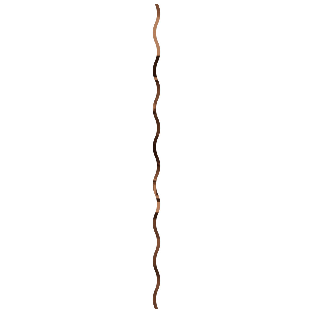 Ekena Millwork 94"H x 1/8"T Yukon Adjustable Acrylic Decorative Slat Wall Panel Kit, Bronze Mirror (contains 42 Slats)