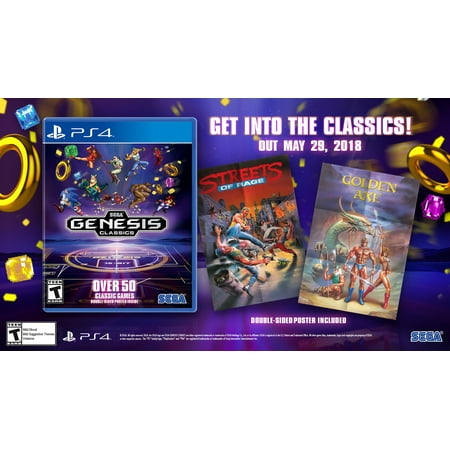 Sega Genesis Classics, Sega, PlayStation 4, (100 Best Sega Genesis Games)