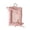 A-Pink, variant on Heart Dots Sanitary Napkin Storage Pouch, Portable Mini Fabric Period Bag for Teens, Discreet Makeup Coin Purse for Campus Travel, Cute Zipper Closure