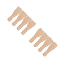 FRCOLOR 8 pcs  Natural Wooden Spatula Small Wood Butter Cream Scraper Cooking Shovel Kitchen Utensil Wooden Cooking Spatula Set Pizza Turner