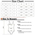 thumbnail image 3 of BLTIBY Tank Top Bodysuit for Women U Neck Solid Color Shorts Jumpsuit Tummy Control Seamless Shapewear Comfy Fashion Bodysuits Black M, 3 of 9
