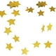 thumbnail image 1 of PTOOTP Guirnalda de estrellas brillantes de 2 m, guirnaldas de papel colgantes navideñas para cumpleaños, hogar, bodas, fiestas, decoración (doradas), 1 of 7