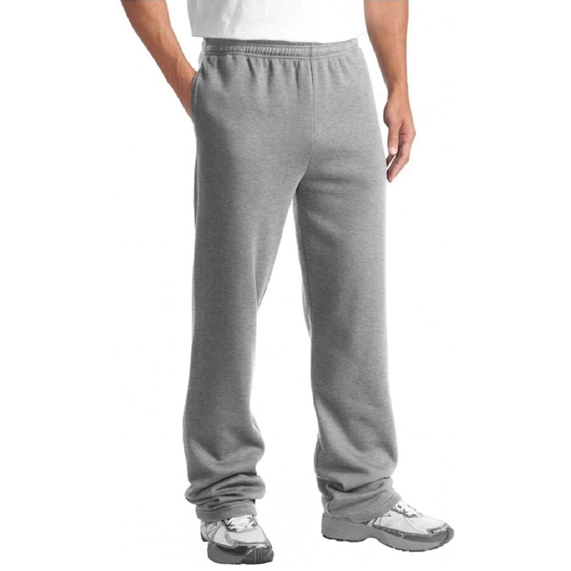 JMR USA INC Men's Fleece Pants with Pockets Track Pants Joggers for Men ...
