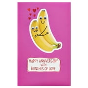 American Greetings Funny Bananas Anniversary with Foil