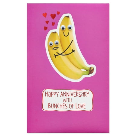 American Greetings Funny Bananas Anniversary with Foil