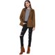 thumbnail image 4 of Chaqueta Utilitaria Ligera Con Bolsillos Con Solapa En La Cintura Con Cordón Para Mujer marrón S, 4 of 6