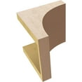 thumbnail image 6 of 7"W x 7"D x 7"H Wide Huntington Rough Cedar Woodgrain TimberThane Corbel, Primed Tan, 6 of 6