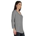 thumbnail image 2 of Inkmeso Womens Basic U-neck T-shirt Full Sleeve Summer Long Tee Workout Top, 2 of 7