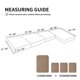 thumbnail image 2 of Funda para Cojines Elástica y Fácil de Usar 4 Piezas para Sofa Seccional, 2 of 7