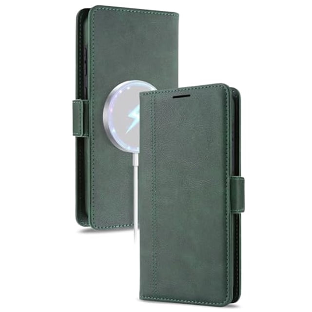 Case For Samsung Galaxy S26 Ultra/S26 Plus/S26, PU Leather Shell With Wireless Charging Non-Slip Stand Cover
