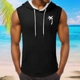 thumbnail image 2 of JAKANYQ Débardeur pour Hommes Vêtements de Course d'Été Plage Imprimé Noix de Coco Col Rond Sans Manches Style Moderne, L, 2 of 4
