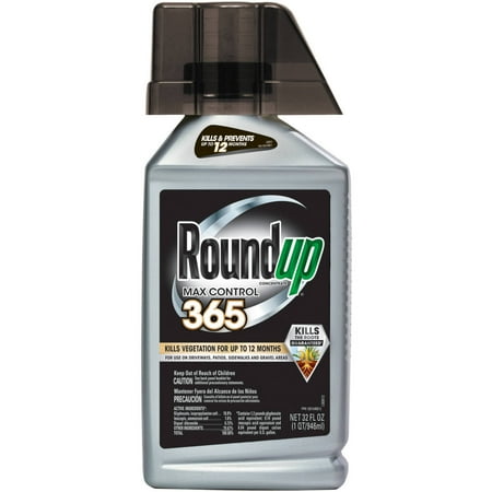 Roundup Max Control 365 Concentrate, 32-Ounce (Weed Killer Plus Weed Preventer)