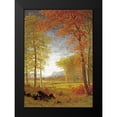 thumbnail image 2 of Bierstadt, Albert 11x14 Black Modern Framed Museum Art Print Titled - Autumn In America, Oneida County, New York, 2 of 5