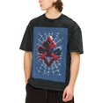 thumbnail image 1 of Spider-Man Vintage Washed Drop Shoulder Short Sleeve T-Shirt - Iron On, 1 of 7