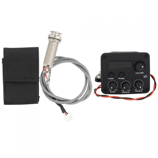 Preamplificador de guitarra NikouMX Pastilla de 3 segmentos Accesorios para instrumentos musicales