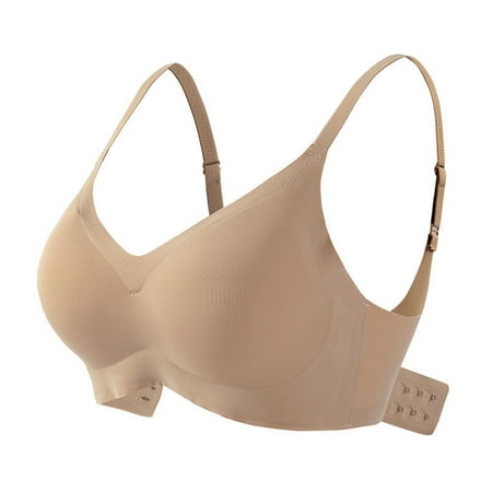 Sokhug Women s Push Up Bra Wireless Plunge Full Coverage Support Plus Sized Bras