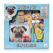 Doug the Pug, Stamp and Doodle Creativity Set, 40 Sheets