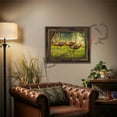 thumbnail image 2 of "Bottomland Bachelors" Wild Turkey Canvas Art Print with Signed Mossy Oak Turkey Stamp, 2 of 5