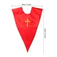 thumbnail image 2 of KALLORY Roja Reversible Con Bordado De Cruz Para Iglesia Y Ceremonias, 2 of 7