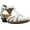 White Full Grain Burnished Leather, variant on Women's Rockport Cobb Hill Aubrey T Strap Sandal