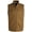 Wheat Brown, variant on Bass Creek Outfitters Mens Work Vest - Sherpa Lined Duck Canvas Shell Insulated Vest for Men