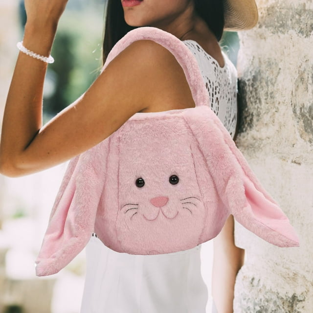 Easter Bag Rabbit Bag Easter Rabbit Buckets With Long Ear For Party Decorations Candy Bags Event Wristbands 500 Count 90s Party Decorations for Adults Party Dress for Women Event Planner Organizer