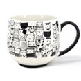 thumbnail image 4 of Ma Maison Black & White Cat Mug, 500 ml, 4 of 4