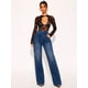 thumbnail image 4 of Jeans Dama Pantalon de mezclilla Shendy Vendy corte recto estilo wide leg jeans, 4 of 5