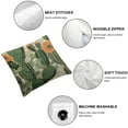 thumbnail image 4 of Awypu Summer Succulent Cactus Pillow Covers Retro Mexican Orange Flowers Exotic Tropical Plants Decorative Throw Pillow Covers Cushion Case for Home Sofa Couch Decoration,2 Pcs White, 4 of 6