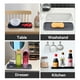 thumbnail image 4 of Yuarrent Alfombrilla de drenaje de jabón, cojín de secado para el hogar, vajilla Universal gruesa para cocina y baño, posavasos, alfombrillas Juegos de accesorios de baño Negro, 4 of 6