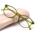thumbnail image 1 of Gafas de bloqueo de luz azul con monturas redondas transparentes, 1 of 9