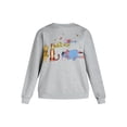 thumbnail image 3 of Winnie the Pooh Women's Graphic Sweatshirt with Long Sleeves, Sizes XXS-XXL, 3 of 5