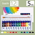 thumbnail image 3 of HLONK 12/18/24/36 Colors Gouache Watercolor Paint Tubes Set Non Toxic Vivid Pigments, 3 of 19