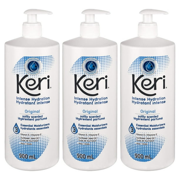 Keri Original Intense Hydration Lotion, Softly Scented, Pump, 900 Ml