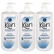 Keri Original Intense Hydration Lotion, Softly Scented, Pump, 900 Ml / 30.4 Oz (Pack of 3)