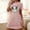 Pink, variant on Miqool Women's Halloween Nightgown Sleepwear Short Sleeves T Shirt Casual Print Sleepdress Summer Fall Fashion Loose Fit Nightshirts Dresses