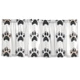 thumbnail image 7 of Yayeee Kitchen Curtains Tier Set of 2 Light Filtering 57"x24" Over Sink Window Panels, Cartoon Cat Paw, 7 of 7
