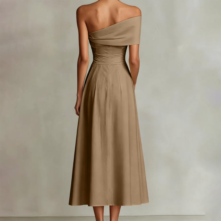 square neck a line prom dress Dress, Ankle Length Elegant Evening Gown CHP03 – cherishgirls Floor Length Neckline Blue dresses Color:Olive Black Print Themes | Dress To