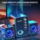 thumbnail image 4 of ¡Ofertas de verano en liquidación para el hogar! ¡Ofertas de liquidación en Zeceouar! Audio para computadora, audio de escritorio, bocina pequeña para el hogar, mini subwoofer, multimedia, 4 of 8