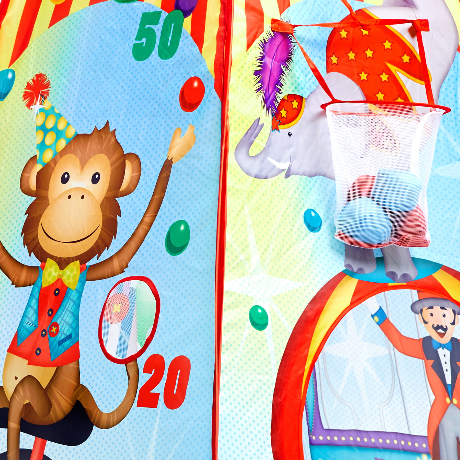Pop-it-Up tente de jeu pop up enfants Cirque - 90x90x110 cm