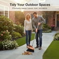 thumbnail image 6 of Outdoor Broom Heavy Duty Commercial Grade Stiff Bristle Sweeping Broom for Patio, Garage, Deck, Kitchen, Pet Hair, Weeds, Leaves, Straw Cleaning, Durable Outdoor Sweeper Gray, 6 of 7