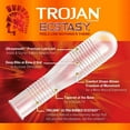 thumbnail image 5 of Trojan Ecstasy Lubricated Latex Condoms, 10 ea (Pack of 3), 5 of 5