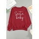 thumbnail image 1 of ABPHQTO Sudadera de mujer con estampado navideño de Papá Noel y bebé, 1 of 5