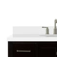 thumbnail image 5 of Ariel Cambridge 43 In. Oval Sink Vanity With White Quartz Countertop In Espresso, 5 of 10