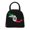 Black, variant on Insulated Lunch Tote Bag Mexico-Flag-Map Lunch Bag for Women Men Light Grey