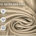 thumbnail image 3 of Juego De Sábanas Matrimonial De Satín Lujosas Modelo Dorado, 3 of 4