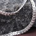 thumbnail image 3 of Collier de Luxe 5mm Argent Chaîne 20 Pouces Mode Pouces Femmes Hommes Chaîne F7C4, 3 of 5