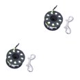 thumbnail image 2 of Soidarity Carrete de buceo, carretes de 30 m, accesorios para deportes al aire libre con gancho de seguridad Negro 2piezas Soidarity CBP218332, 2 of 6