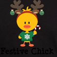 thumbnail image 3 of CafePress - Festive Chick Dark T Shirt - Men's Classic Graphic Cotton T-Shirt, 3 of 4